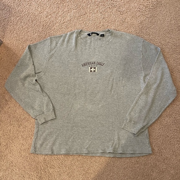 Vintage AMERICAN EAGLE Men's CrewNeck Long Sleeve Sweatshirt - Picture 1 of 9